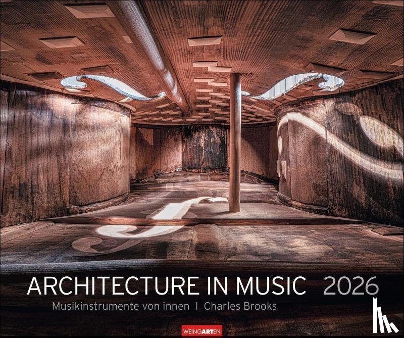  - Architecture in Music Kalender 2026 - Musikinstrumente von innen