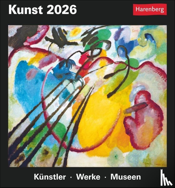 Erbentraut, Regina, Zopff, Maria Christina - Kunst Tagesabreißkalender 2026 - Kulturkalender - Künstler, Werke, Museen