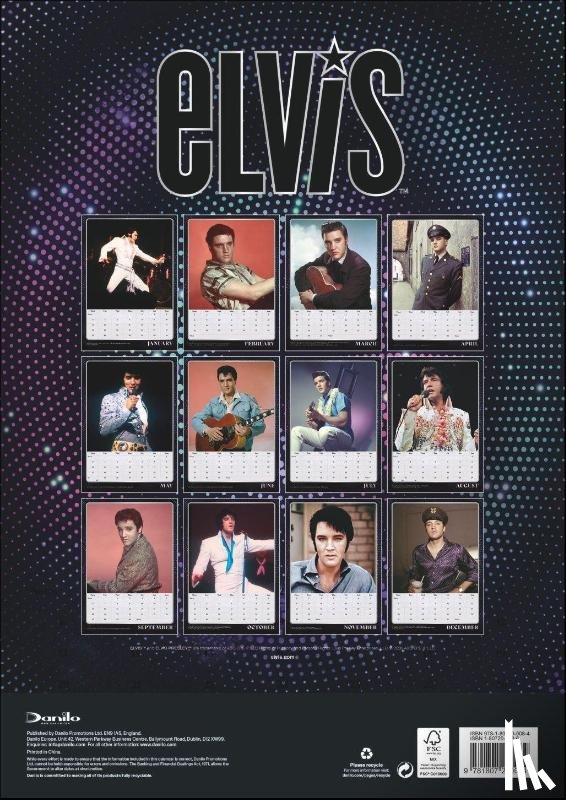 Elvis - Elvis Posterkalender 2027