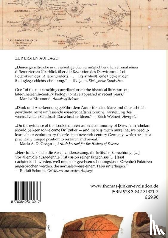 Junker, Thomas - Der Darwinismus-Streit in der deutschen Botanik