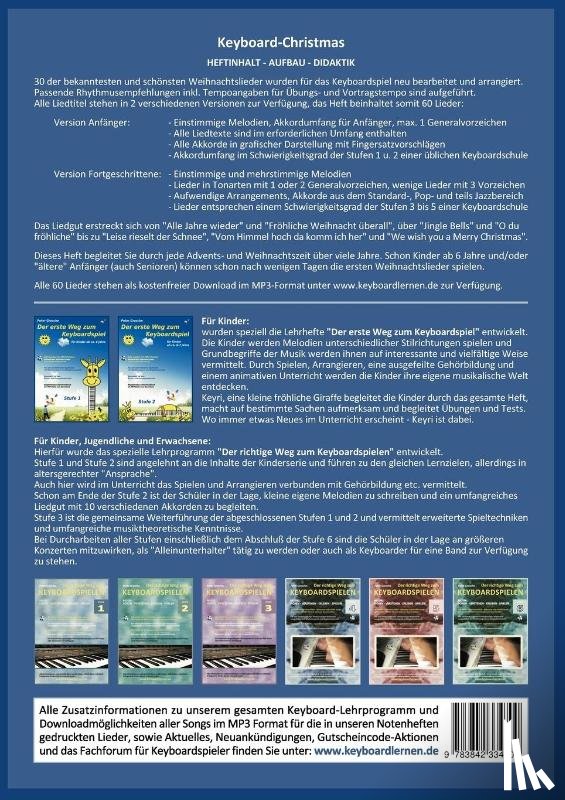 Grosche, Peter - Keyboard-Christmas - 30 Weihnachtslieder fur Keyboard