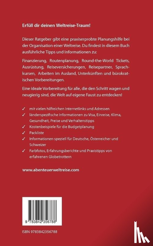 Zeuner, Jeannette - Abenteuer Weltreise - Erfull dir deinen Traum!