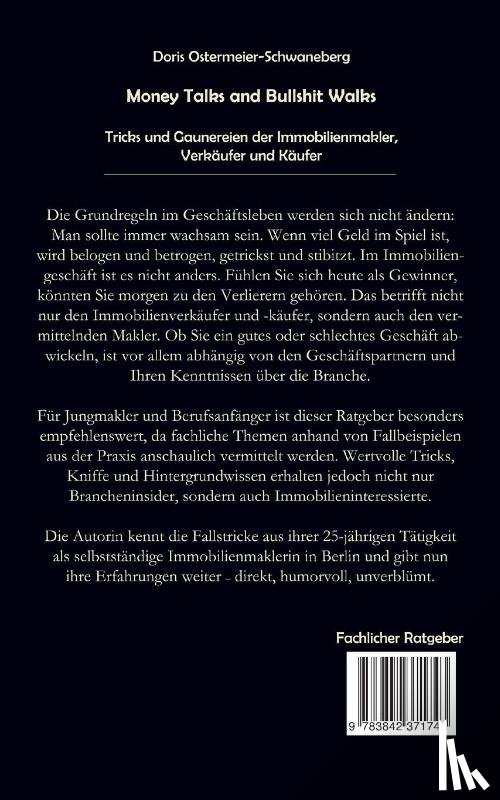 Ostermeier-Schwaneberg, Doris - Money Talks and Bullshit Walks