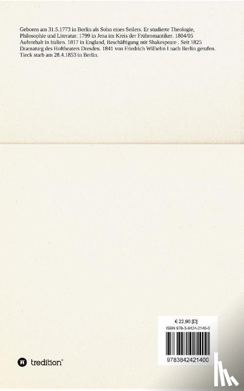 Tieck, Ludwig - William Lovell