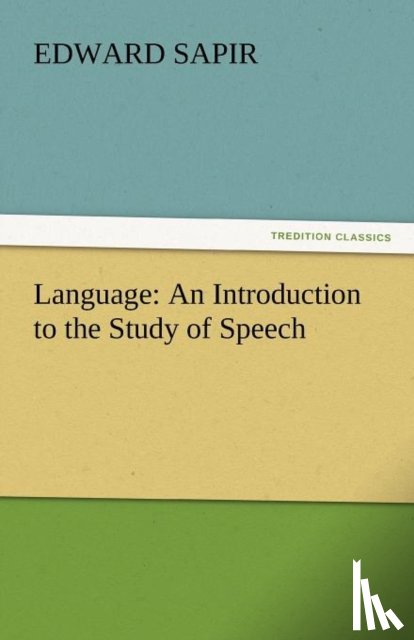 Sapir, Edward - Language