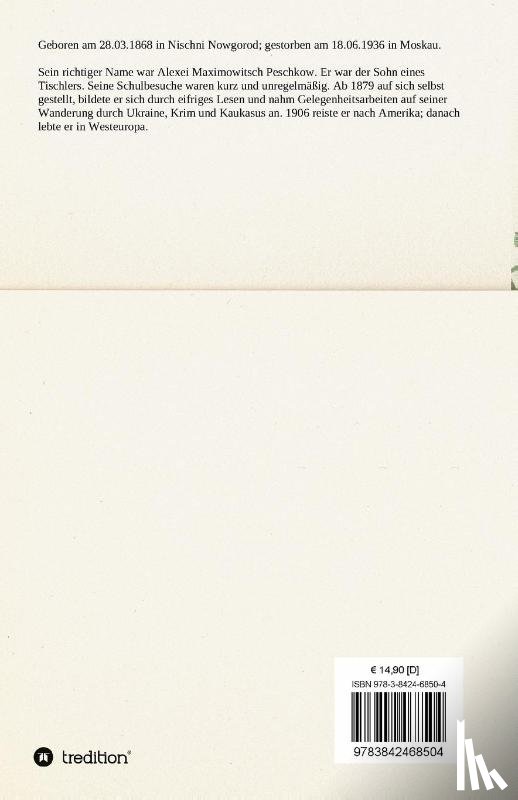 Gorki, Maxim - Meister-Erzahlungen