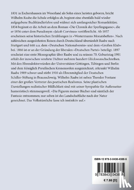 Raabe, Wilhelm - Pfisters Muhle