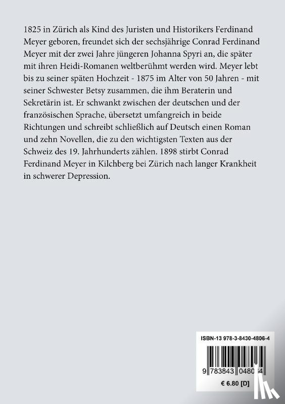 Conrad Ferdinand Meyer - Der Schuss von der Kanzel