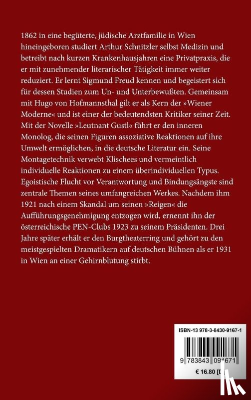 Schnitzler, Arthur - Sterben