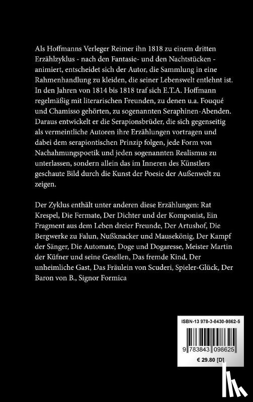 Hoffmann, E T a - Die Serapionsbruder