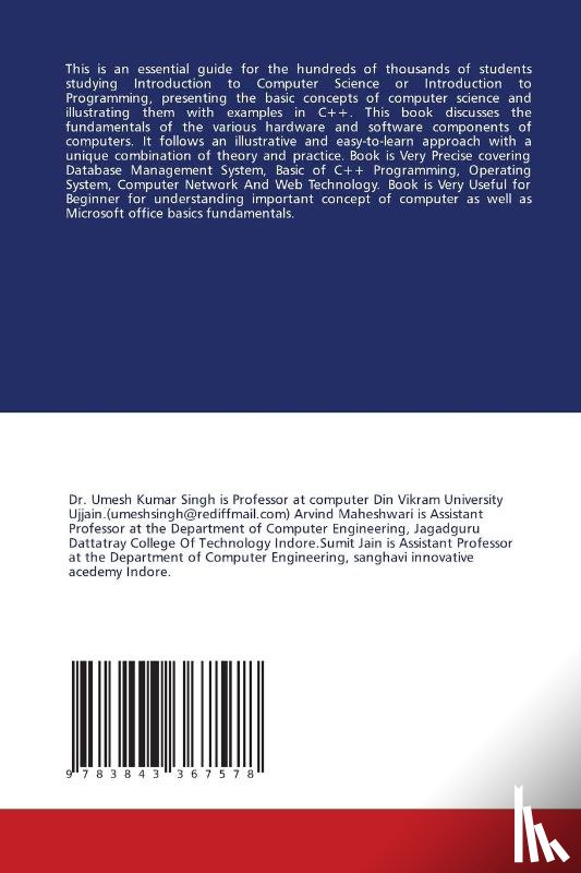 Maheshwari, Arvind, Singh, Umesh Kumar, Jain, Sumit - Basic Computer Engineering