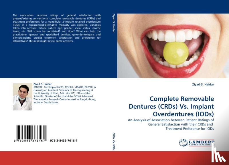 Haidar, Ziyad S - Complete Removable Dentures (Crds) vs. Implant Overdentures (Iods)