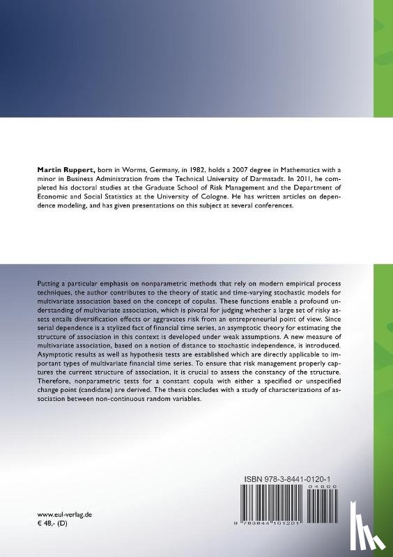 Ruppert, Martin - Contributions to Static and Time-varying Copula-based Modeling of Multivariate Association