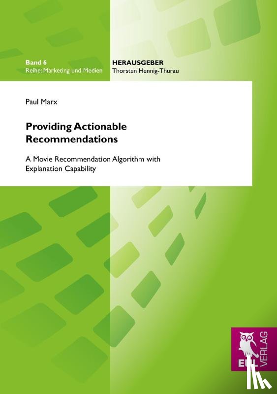 Marx, Paul - Providing Actionable Recommendations