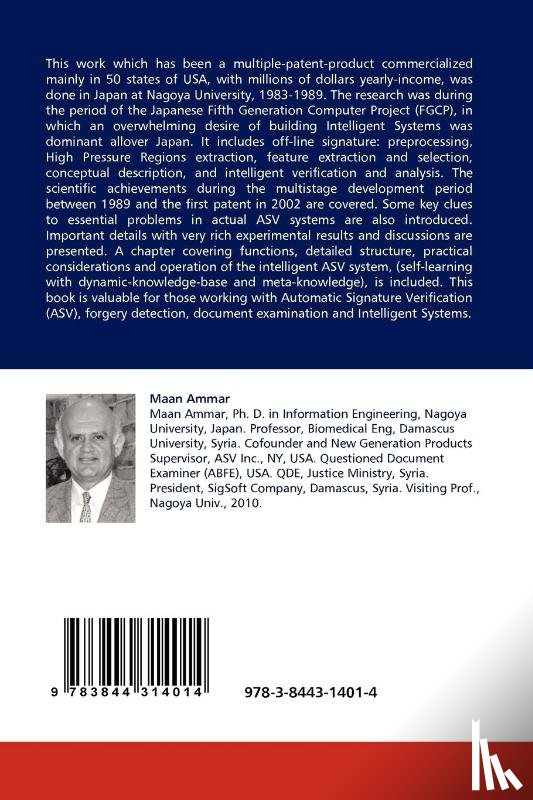 Ammar, Maan - Intelligent Signature Verification and Analysis