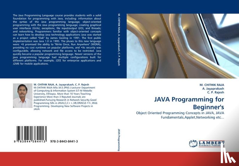 Raja, M Chithik, Jayaprakash, Dr A, P Rajesh, C - Java Programming for Beginner's