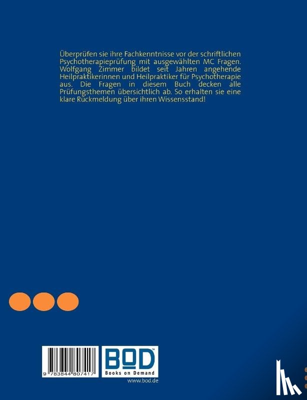 Zimmer, Wolfgang - Heilpraktiker Psychotherapie