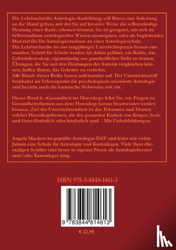 Mackert, Angela - Astrologie-Ausbildung, Band 6