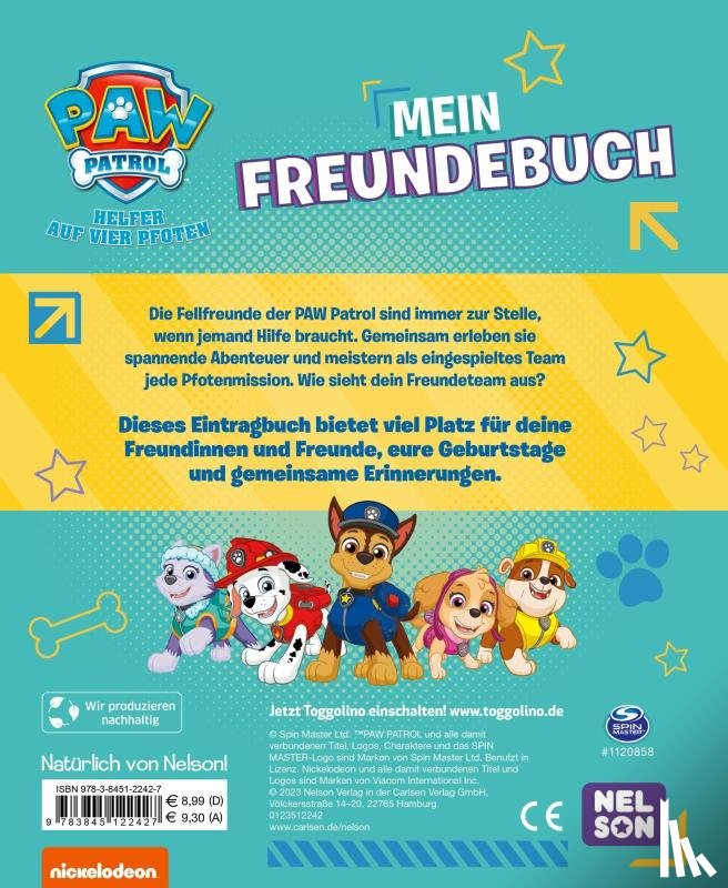  - PAW Patrol Mitmachbuch: Mein Freundebuch