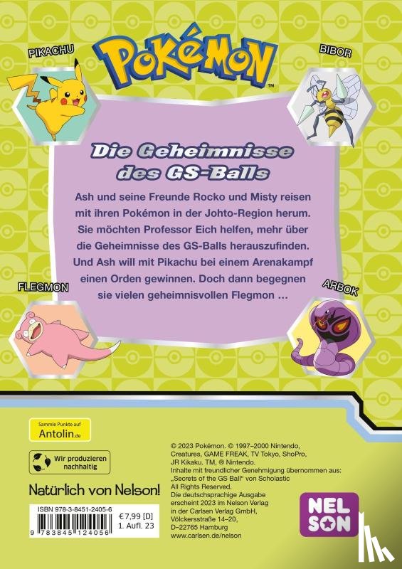  - Pokémon Lesebuch: Die Geheimnisse des GS-Balls