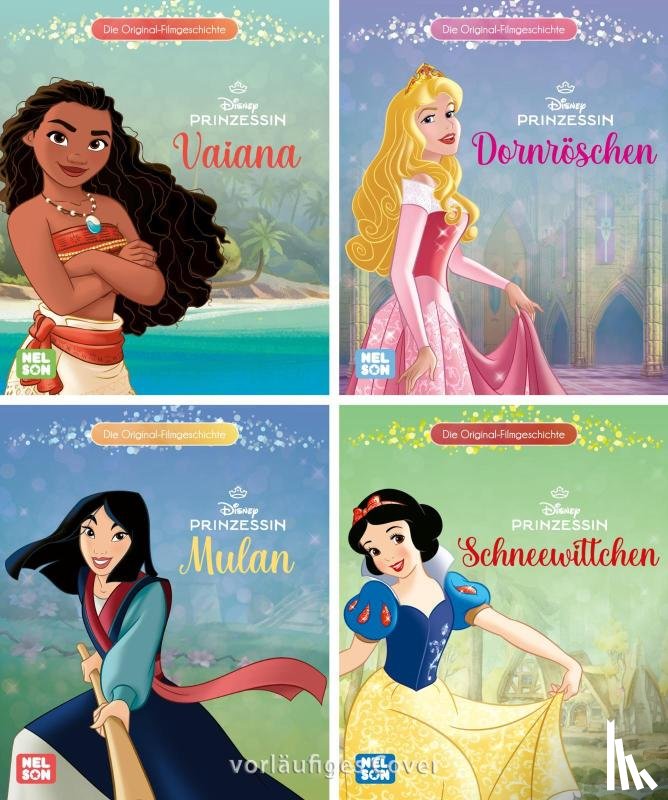  - Nelson Mini-Bücher: Disney Prinzessin 21-24