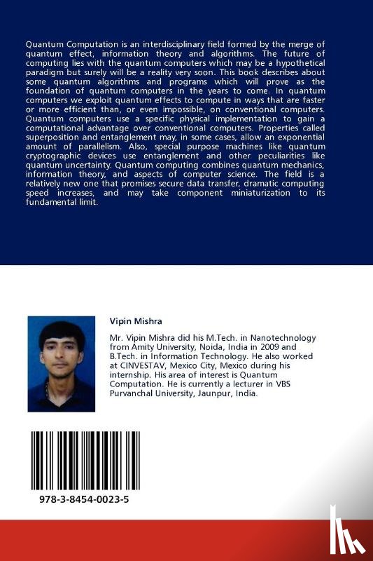 Mishra, Vipin - Quantum Algorithms and Quantum Languages