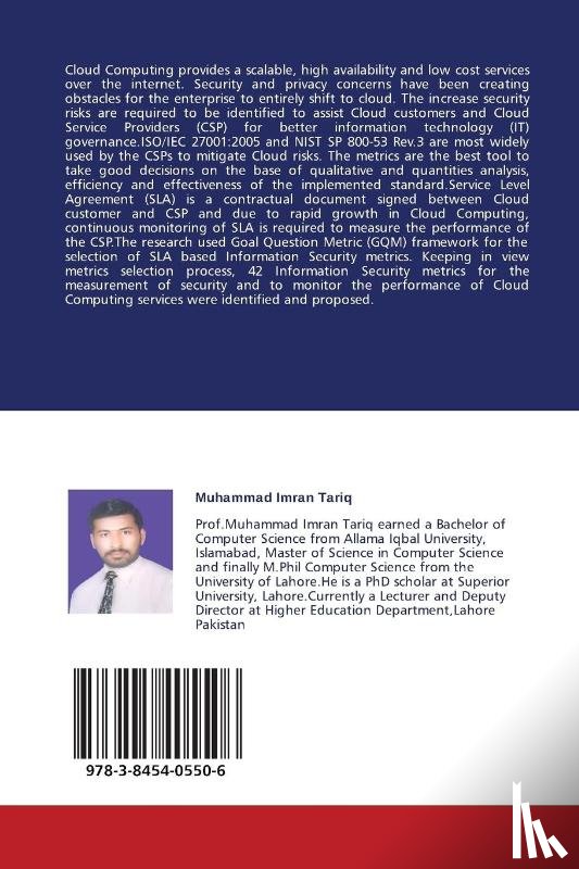 Tariq Muhammad Imran - Sla Based Information Security Metrics in Cloud Computing