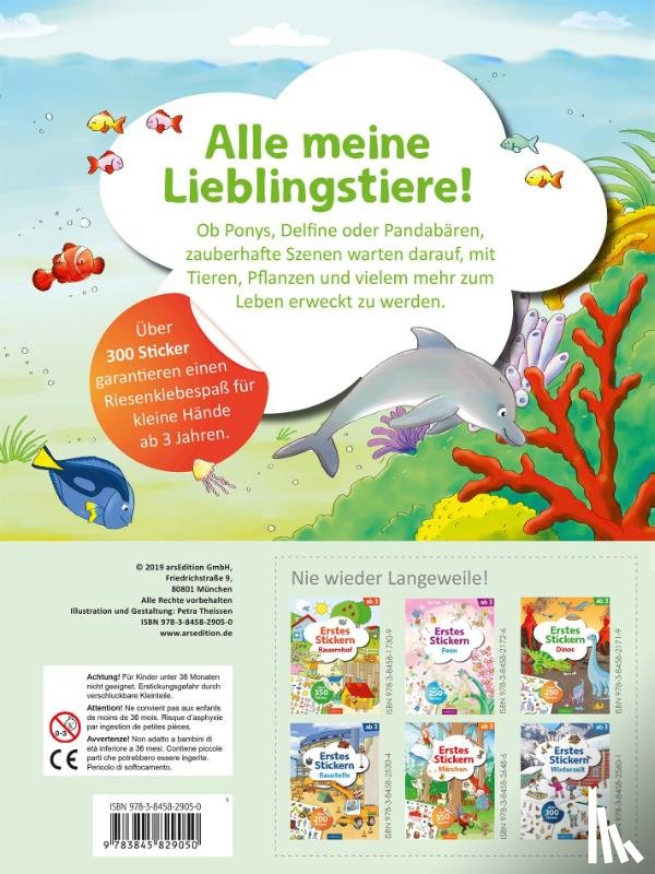  - Erstes Stickern Lieblingstiere
