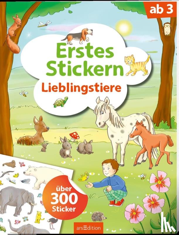  - Erstes Stickern Lieblingstiere