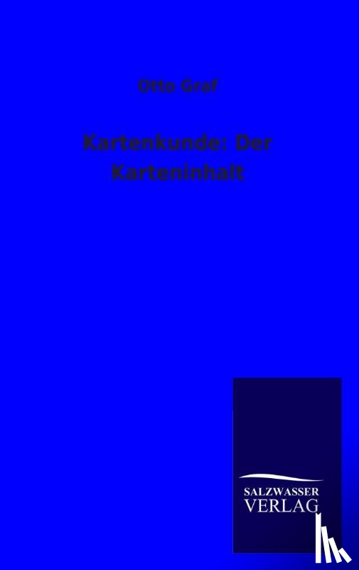Graf, Otto - Kartenkunde