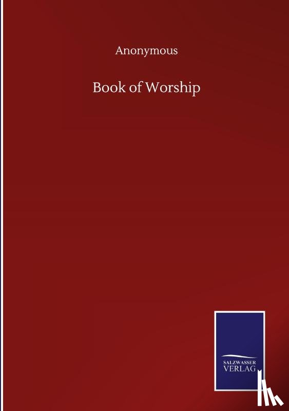 Anonymous - Book of Worship