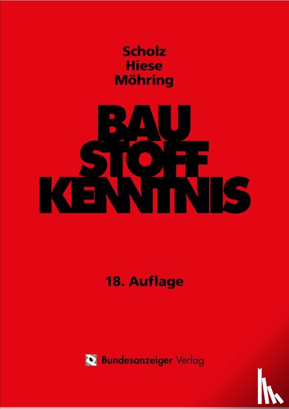 Knoblauch, Harald - Baustoffkenntnis