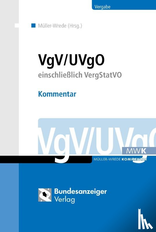  - VgV / UVgO - Kommentar