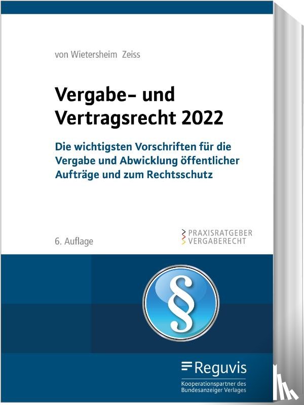 Wietersheim, Mark von, Zeiss, Christopher - Vergabe- und Vertragsrecht 2024