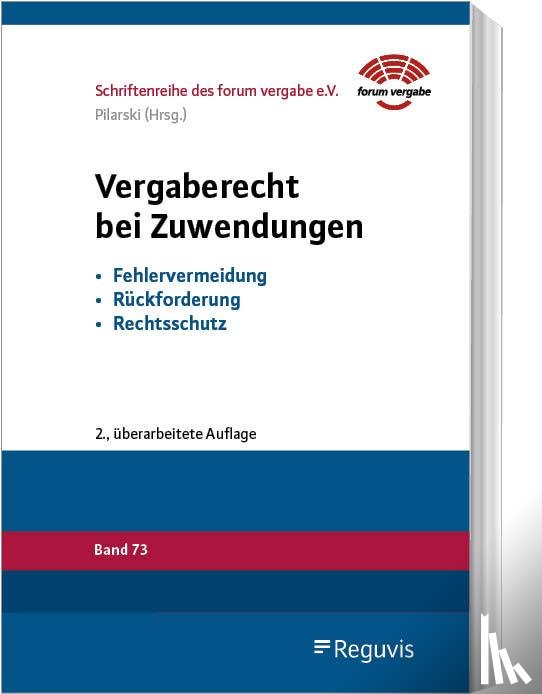 Jedlischka, Thomas, Jansen, Martin, Jung, Desiree, Lipinsky, Julia - Vergaberecht bei Zuwendungen