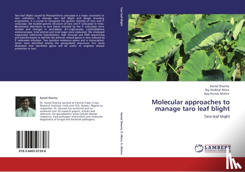 Sharma, Kamal, Misra, Raj Shekhar, Mishra, Ajay Kumar (University of Johannesburg - Molecular approaches to manage taro leaf blight