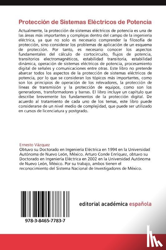 V Zquez, Ernesto, Conde, Arturo, Vazquez, Ernesto - Proteccion de Sistemas Electricos de Potencia