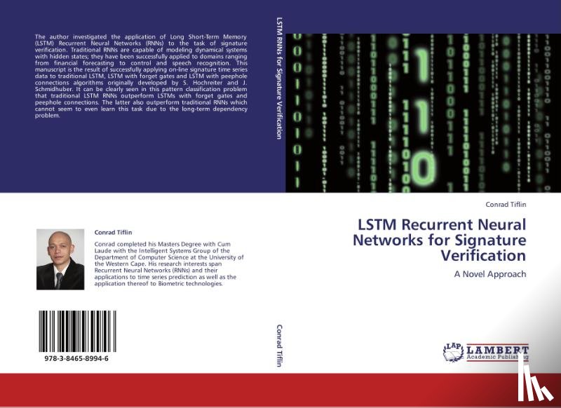 Tiflin, Conrad - LSTM Recurrent Neural Networks for Signature Verification