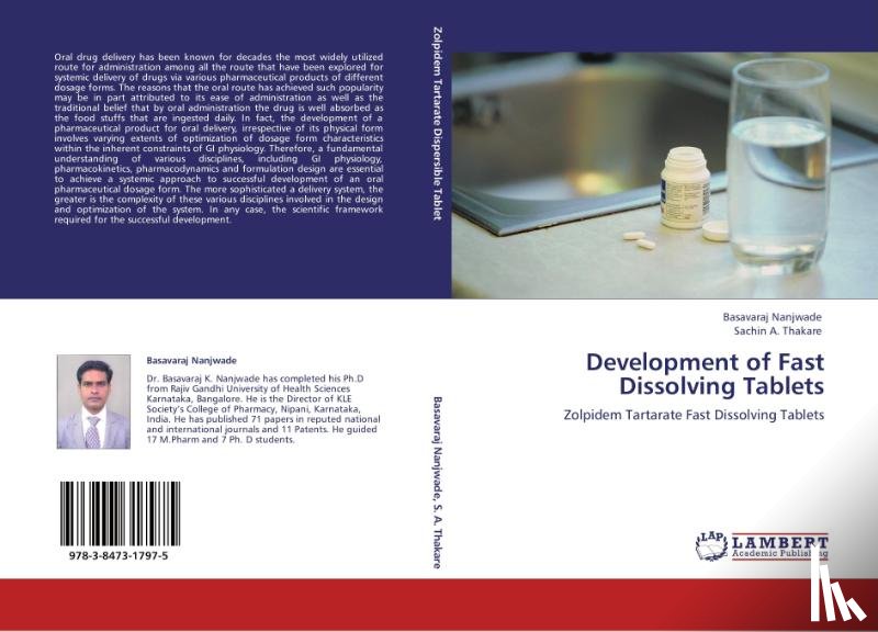 Nanjwade, Basavaraj, A Thakare, Sachin - Development of Fast Dissolving Tablets