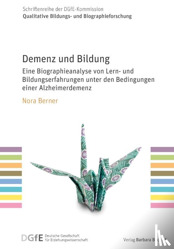 Berner, Nora - Demenz und Bildung