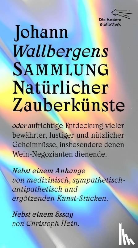  - Johann Wallbergens Sammlung Natürlicher Zauberkünste