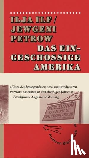 Ilf, Ilja, Petrow, Jewgeni - Das eingeschossige Amerika