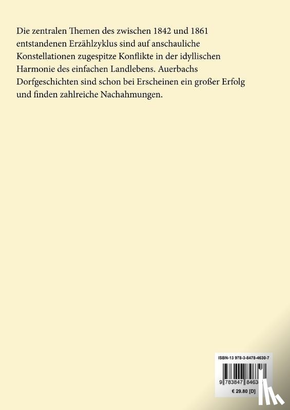 Auerbach, Berthold - Schwarzwalder Dorfgeschichten (Grossdruck)