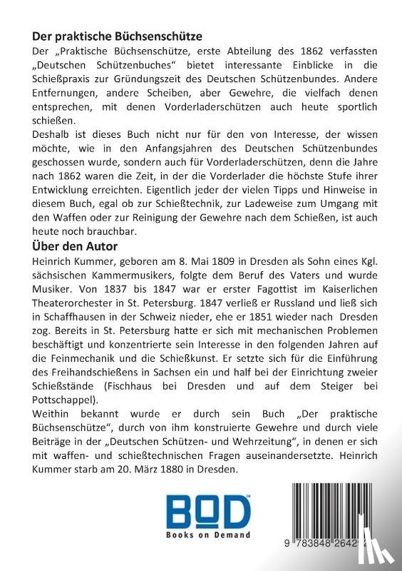 Kummer, Heinrich - Der praktische Buchsenschutze