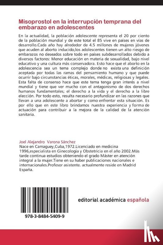 Varona Sanchez Joel Alejandro - Misoprostol En La Interrupcion Temprana del Embarazo En Adolescentes