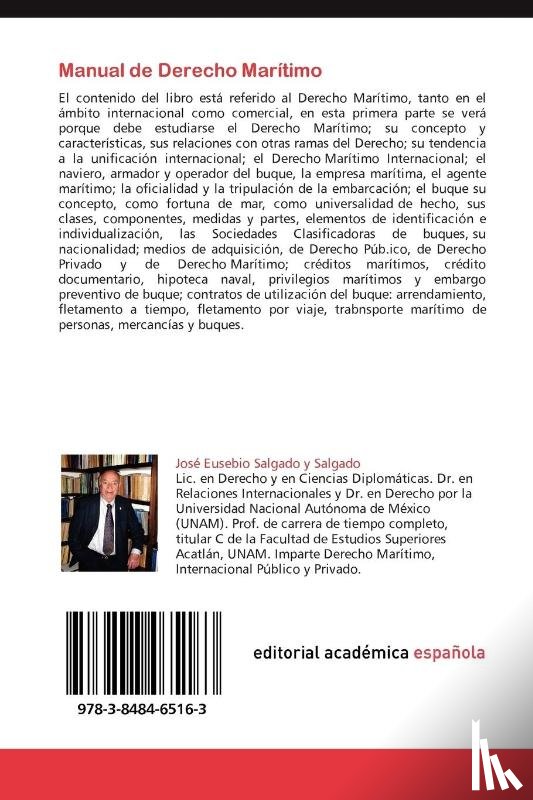 Salgado Y Salgado, Jose Eusebio - Manual de Derecho Maritimo