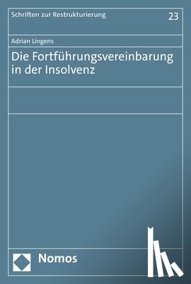 Lingens, Adrian - Die Fortführungsvereinbarung in der Insolvenz