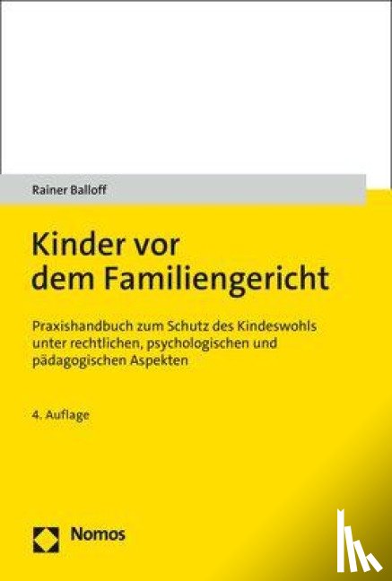Balloff, Rainer - Kinder vor dem Familiengericht