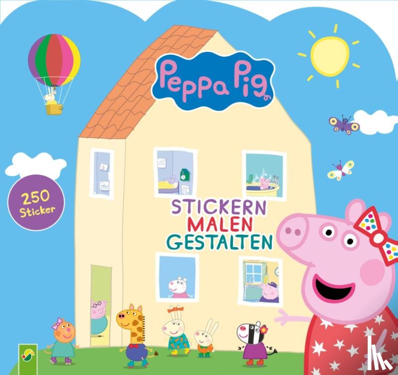  - Peppa Pig Stickern Malen Gestalten