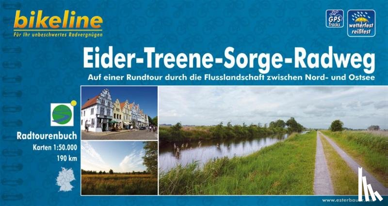  - Bikeline Eider-Treene-Sorge-Radweg 1 : 50 000